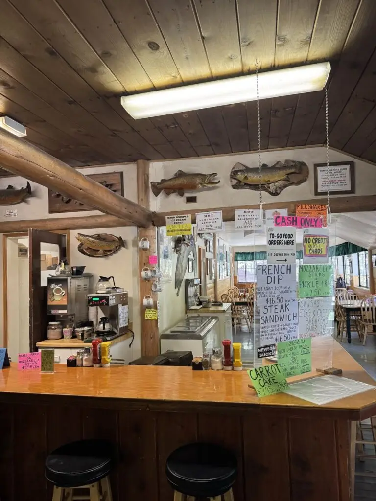 Resort Cafe. Cash Only!